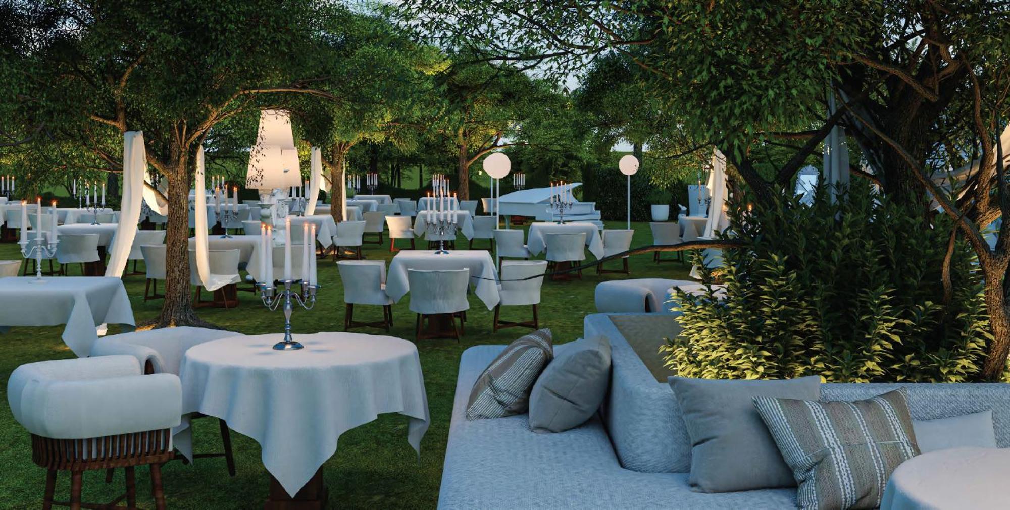 Delano Dubai At Bluewaters Hotel Kültér fotó The Garden